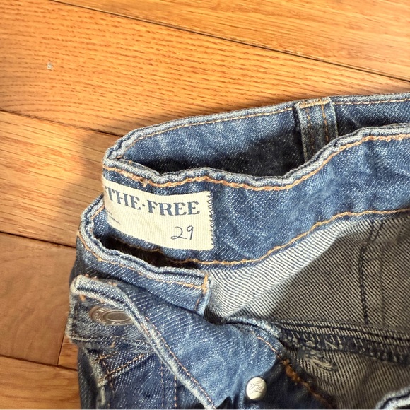 We The Free Palmer Cuffed Jeans size 29-pre-owned - Picture 10 of 12